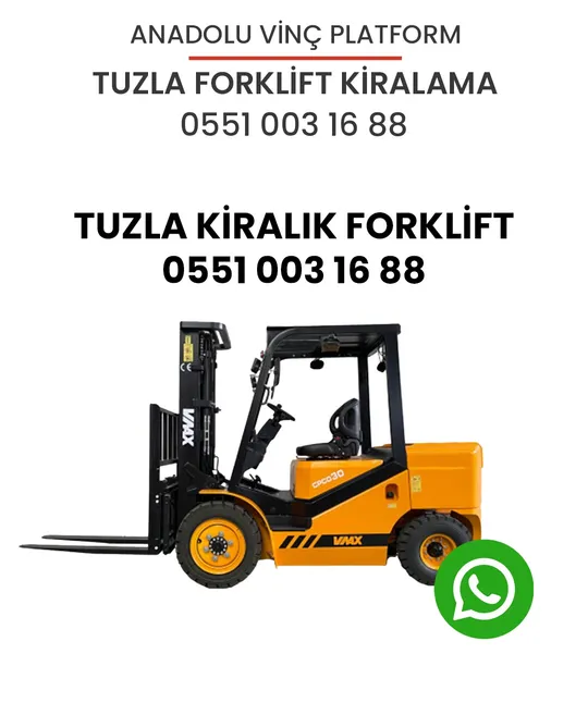 Tuzla kiralık forklift görseli